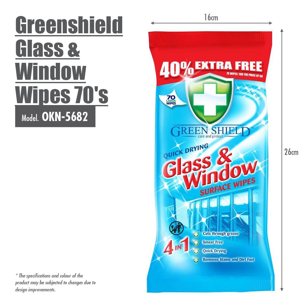Greenshield Glass & Window Wipes 70's - HOUZE - The Homeware Superstore