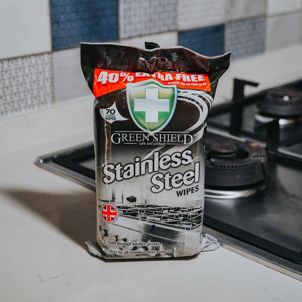 Greenshield Stainless Steel Wipes 70's - HOUZE - The Homeware Superstore